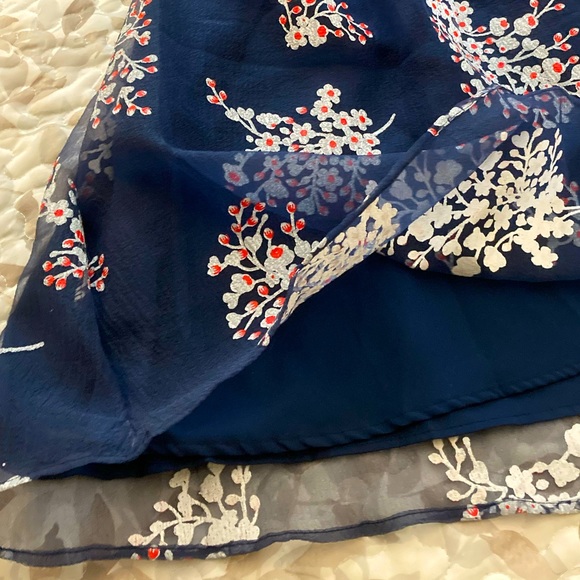 Floral Swing Style Dress by Sucrefas - Belted - Picture 10 of 11